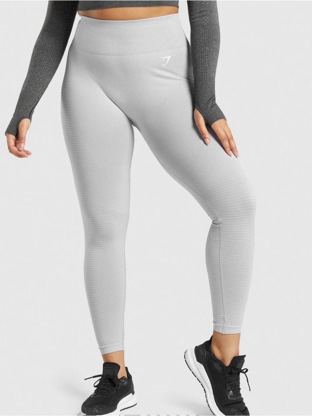 GYMSHARK | Vital Seamless 2.0 Leggings - Light Grey Marl
